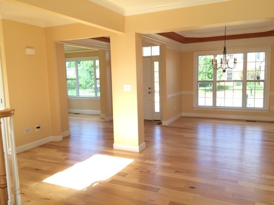 Full house hardwood flooring