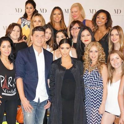 The Mario Devdivanovic & Kim Kardashian Makeup Masterclass our licensed esthetician Brittany Baer attended in Los Angeles