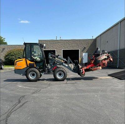 There's no challenge too big for Tyler when he's behind the wheel of a Giant Loader. He makes heavy lifting look easy!