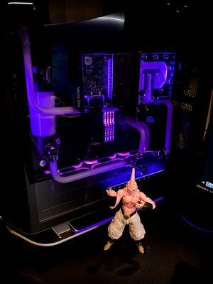 180° Reverse Project 
Case: Cooler Master C700M
Water Cooling System: EKWB
(With Buu showing off~)