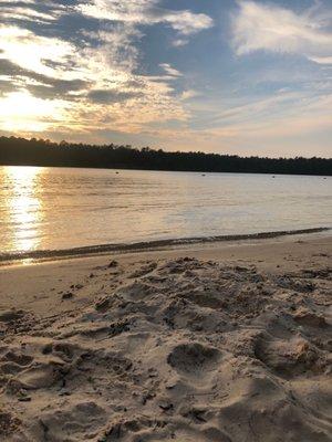 The beach at Flint Creek