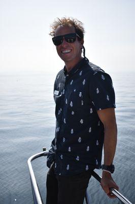 Carlos, one of the yacht crew members. Very fun and attentive guy!