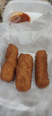 Kids mozzarella sticks