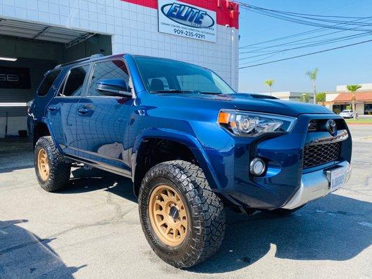 2019 4Runner with a full detail and a ceramic coating