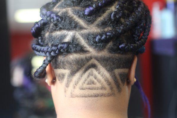 Undercut with Design