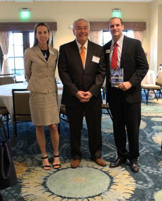 Two of our Client Advisors with Robert Wittman, Founder of the FBI's Art Crime Team, at one of our networking events.