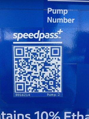 Speedpass+ enabled pumps at this gas station. Unfortunately on 9/14/2016, the speedpass+ app said the station was not enabled on speedpass.