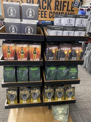 Black rifle coffee section