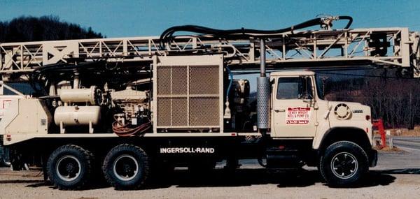 Boone water well drilling truck