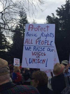 SLO women's March, 1/21/17 - Empowering, inclusive and refreshing