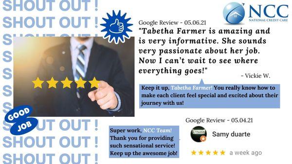 See what our NCC clients are saying on Google!