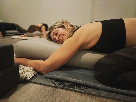 Meditation
 Sound Bath
 Restorative Yoga