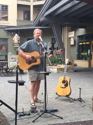 Tuck performed at fireside pizza in squaw Valley... Fabulous show last Monday night check him out there this Monday!