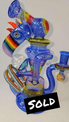 RJ fully worked crushed opal recycler