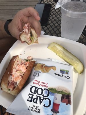 Lobster roll was also really good