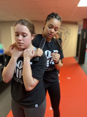 Impact Women's Self Defense Workshop "Armed Attacker".  Impactgallatin.com