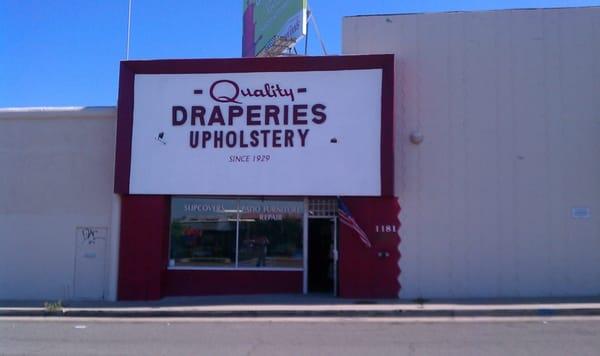 Quality Interiors Storefront located at 1181 W Morena Blvd. San Diego CA 92110