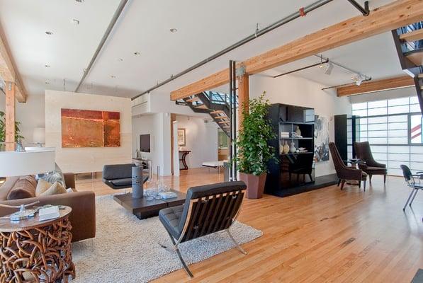 Fabulous top floor 3,000 sf conversion loft in South Beach