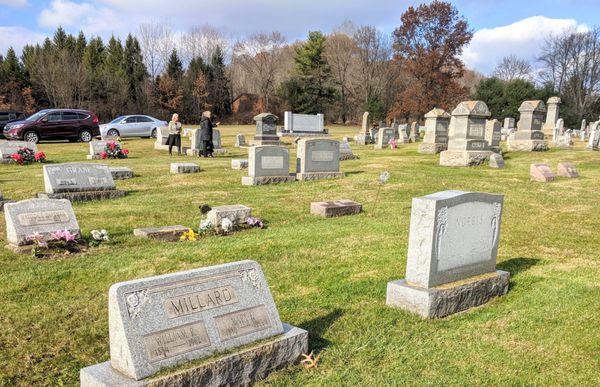 Beautiful and historic Glade Run Cemetery