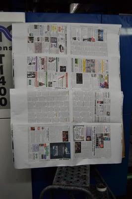 The Buyer's Guide newspaper is printed on a 35# quality paper stock, which is more appealing to our readers.