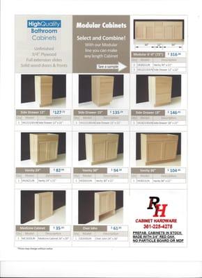 RH  Cabinets Hardware