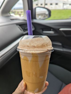 Chocolate peanut butter milkshake yum