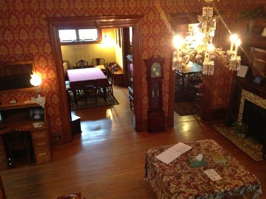 Downstairs foyer, Victorian Charm Inn