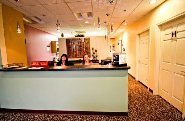 The front desk