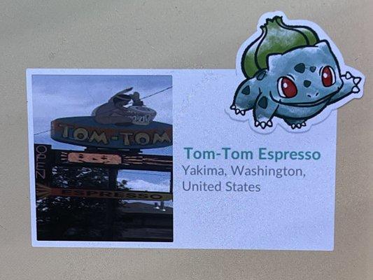 A Tom-Tom Pokémon Stop included.....