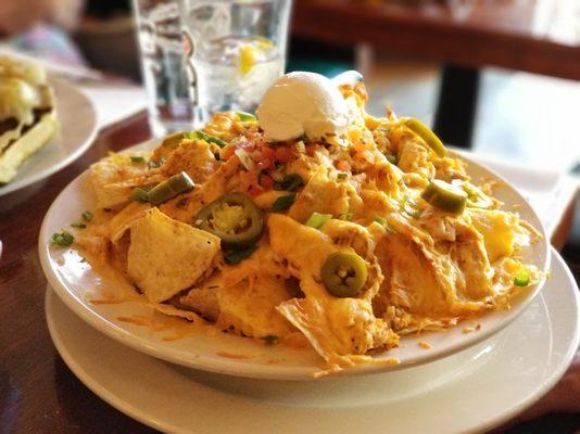 Look at this huge nachos!