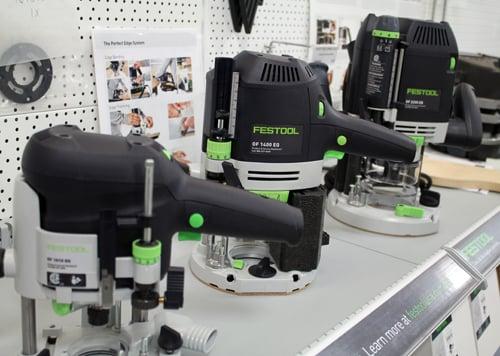 We are one of the largest Festool dealers in the state. Festool offers unbeatable quality, portability and total awesomeness!