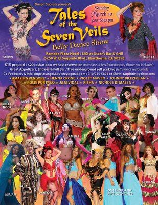 Mar.10th ! Belly dance show @ Ramada Plaza Hawthorne