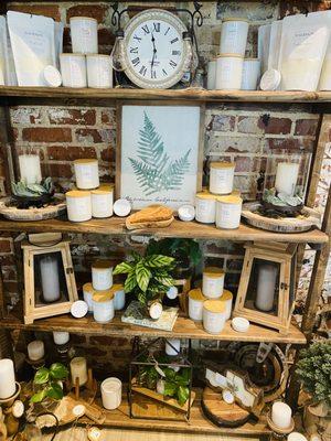 Home decor and candles