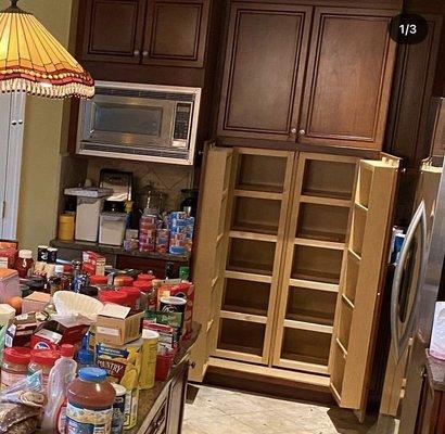 Clean/Organize kitchen- Before