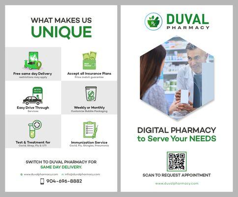 What makes Duval Pharmacy unique?