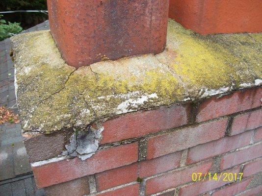 We climb on roofs, if safe, this one was almost not walkable. SEE CHIMNEY SWEEP