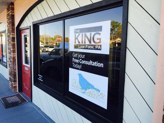 Blue Robin Title, LLC & The King Firm, PA - Storefront