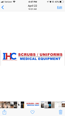 IHC Supply Scrubs