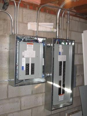 Electrical services for a 200 AMP subpanel