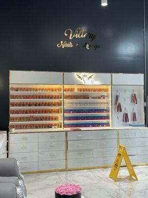 Nail polish area