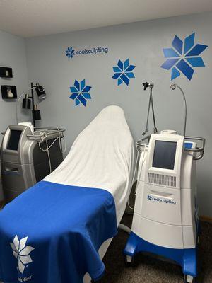 Cool Sculpting for stubborn areas that don't respond to diet or exercise