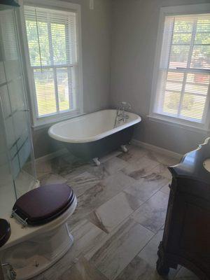 Retro bathroom remodel