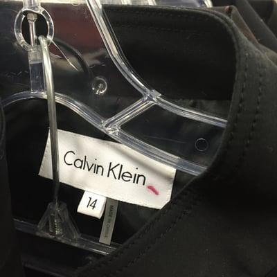 They couldn't have marked it underneath the size tag, or on the made in China tag?