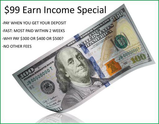 -PAY WHEN YOU GET YOUR DEPOSIT -NO OTHER FEES -FAST: MOST PAID WITHIN 2 WEEKS -WHY PAY $300 OR $400 OR $500?