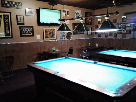 Two Diamond Pool Tables