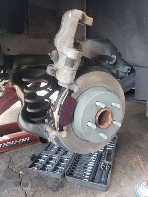 Full Rear brake job on a Ford Energi