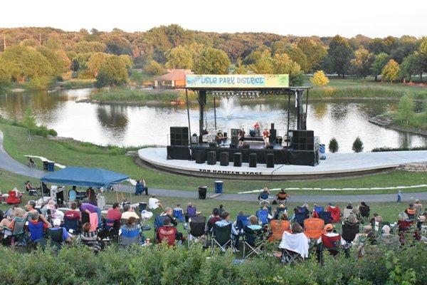 Annual Summer Entertainment Concert Series held at the Van Kampen Memorial Stage in Community Park. (Photo: 2018)