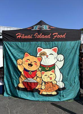 Hanai Island Food logo tent