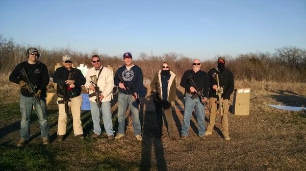 January 2016 AR-15 Class in Venus Texas...