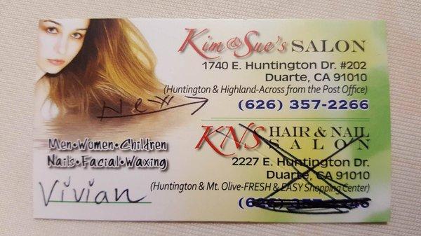 Kim & Sue Beauty Salon